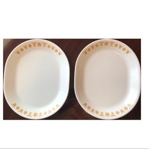 Corningware Butterfly Gold Serving Platters